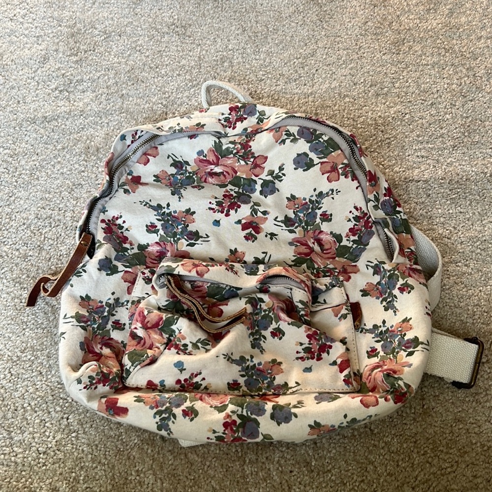 Floral backpack